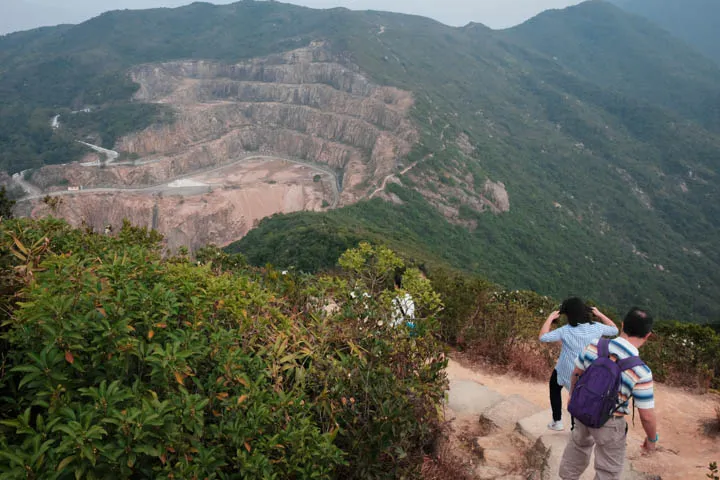 Steep descent from Jardine’s Lookout